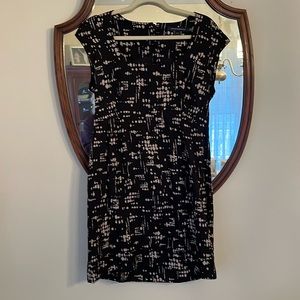 French Connection Dress size 12 in Black With Long Back Zipper in EUC!